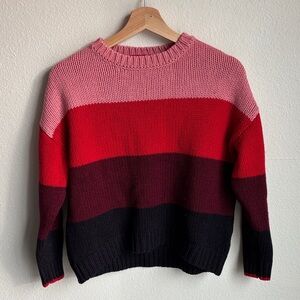 SUNDRY Striped Wool Sweater Size 1 Small